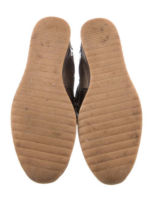 Elena Iachi Suede Printed Pumps