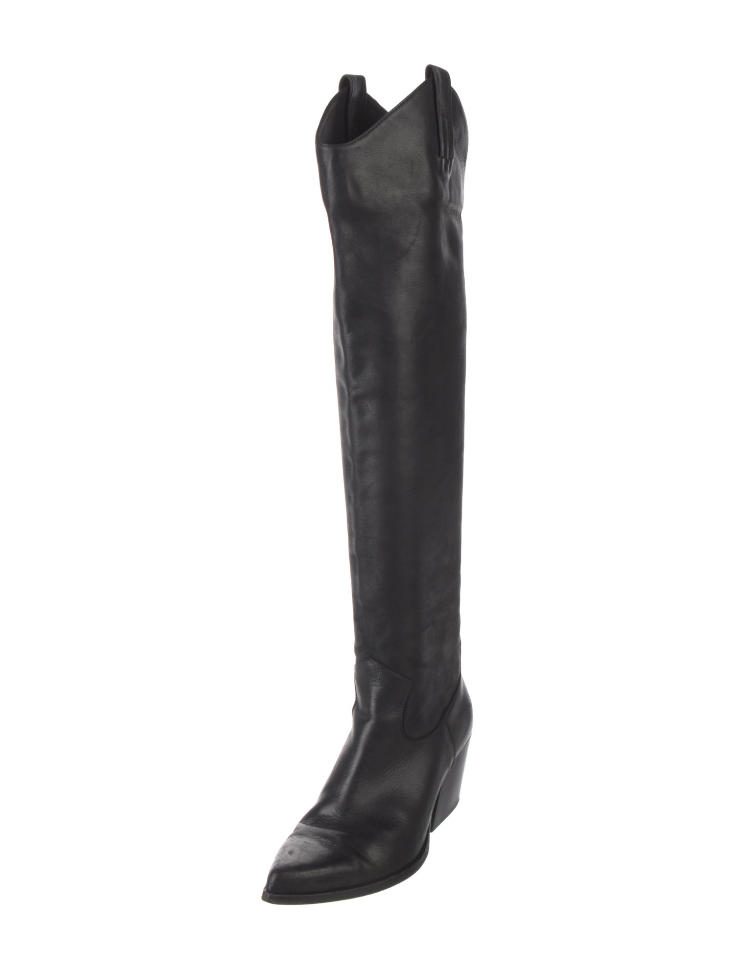 Elena Iachi Leather Riding Boots