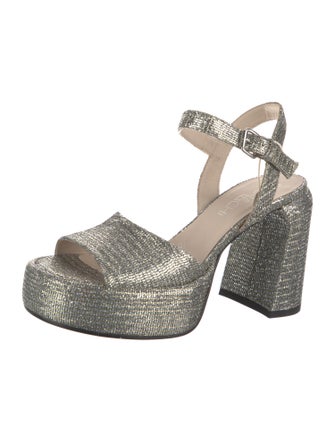 Elena Iachi Glitter Glitter Accents Sandals