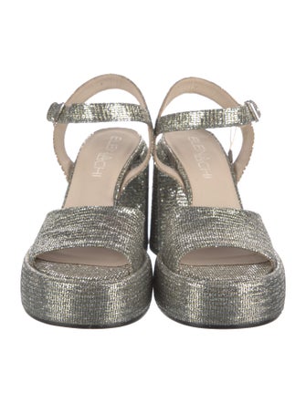 Elena Iachi Glitter Glitter Accents Sandals