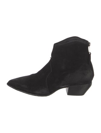 Elena Iachi Suede Western Boots