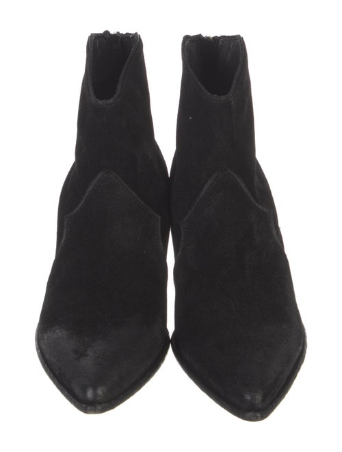 Elena Iachi Suede Western Boots