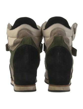 Elena Iachi Suede Lace-Up Boots