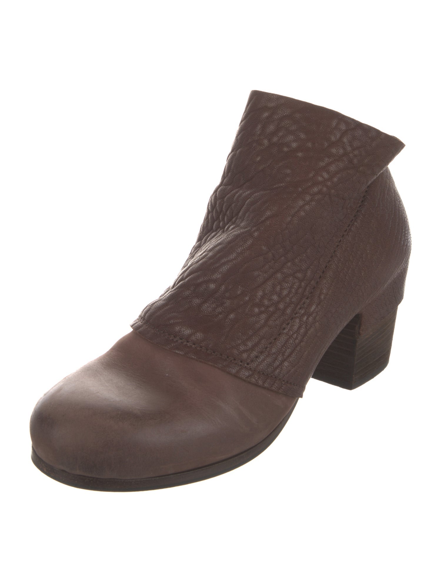 Elena Iachi Leather Lace-Up Boots