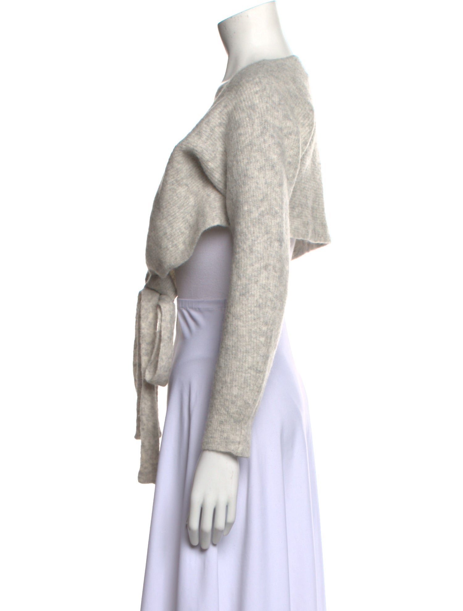 Line Plunge Neckline Sweater