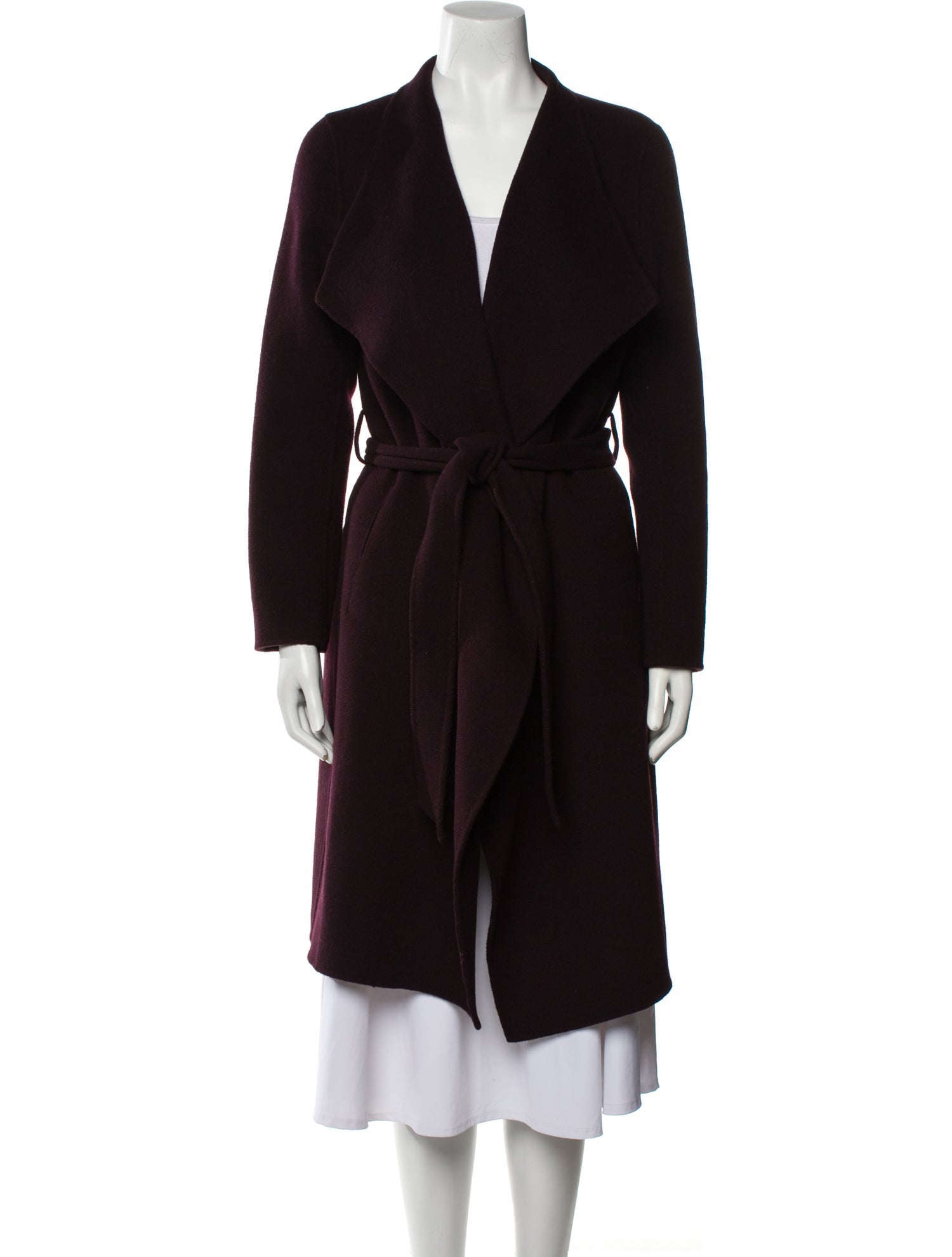 Line Wool Trench Coat