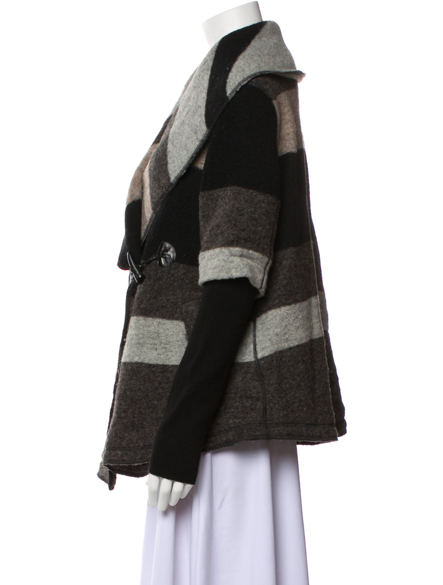 Line Wool Striped Jacket