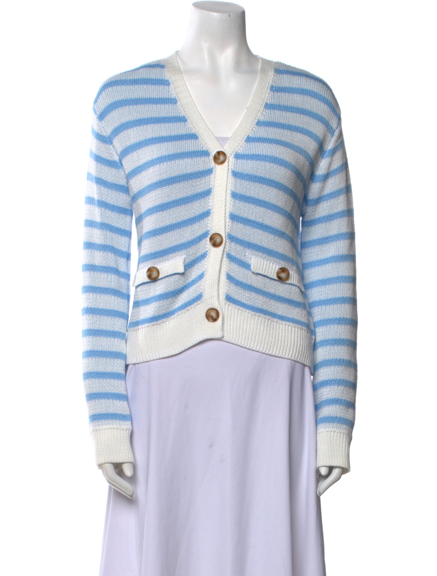 Line Wool Striped Sweater