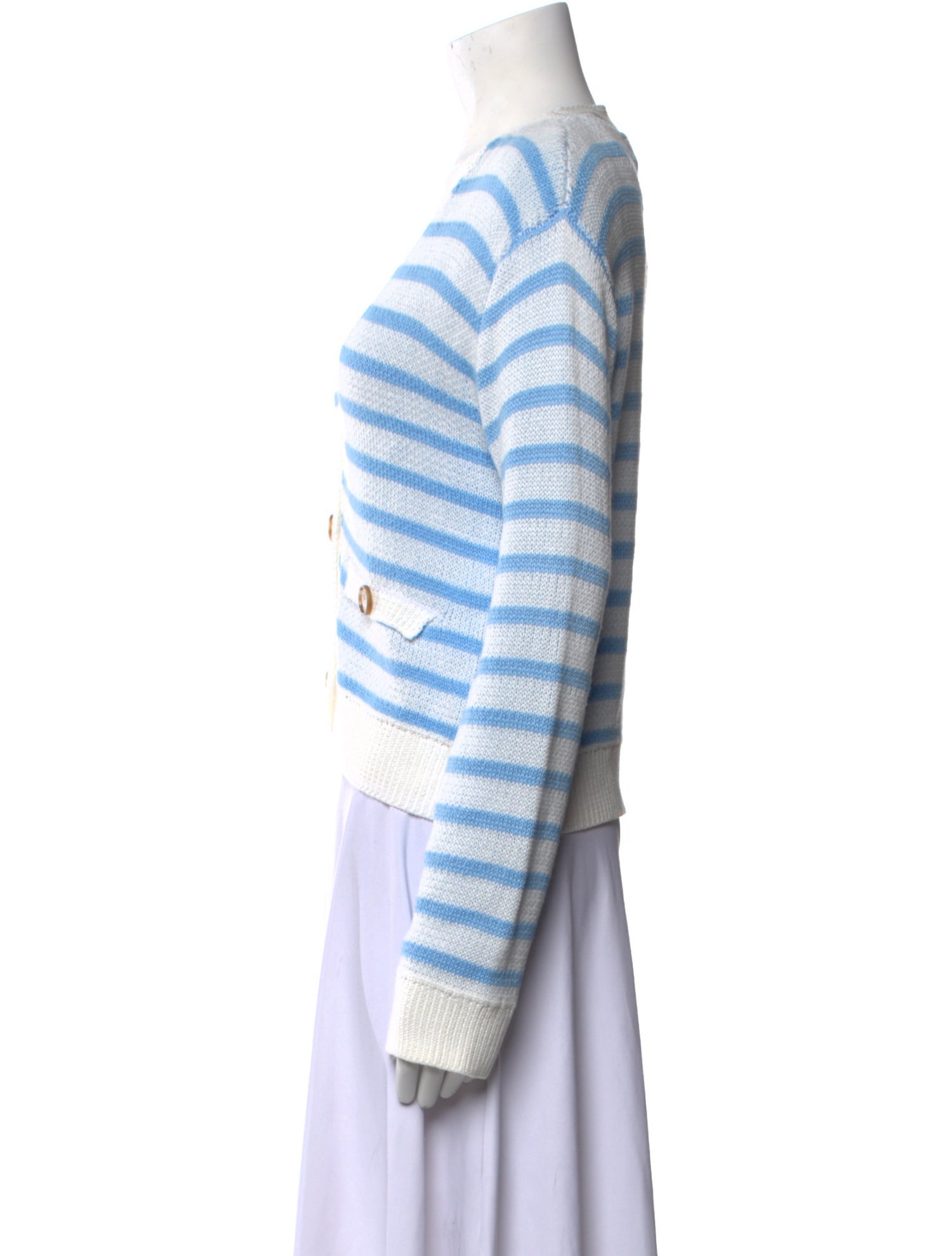 Line Wool Striped Sweater