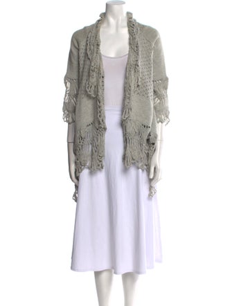 Line Open Front Sweater