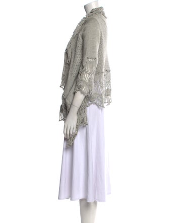 Line Open Front Sweater