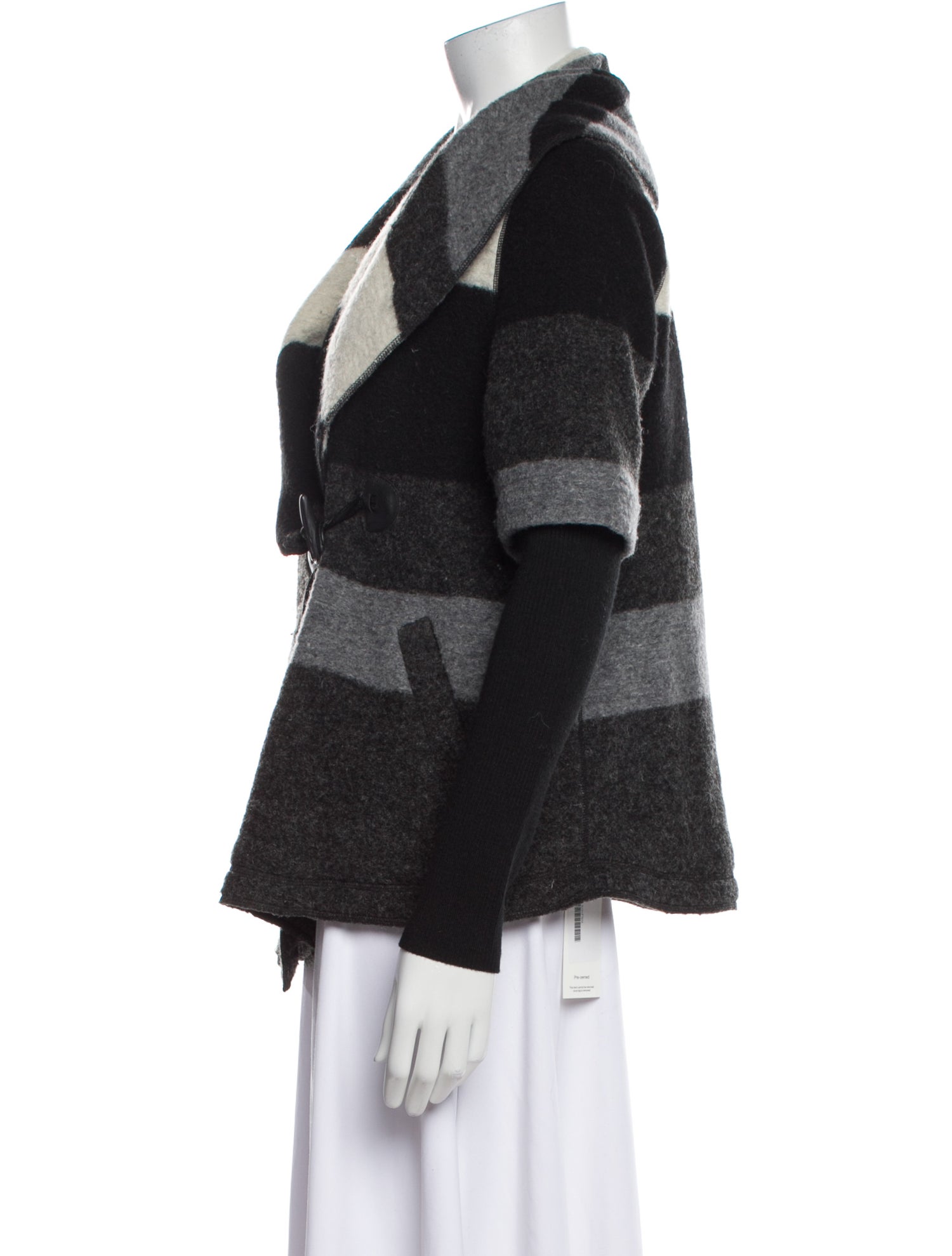 Line Wool Striped Jacket