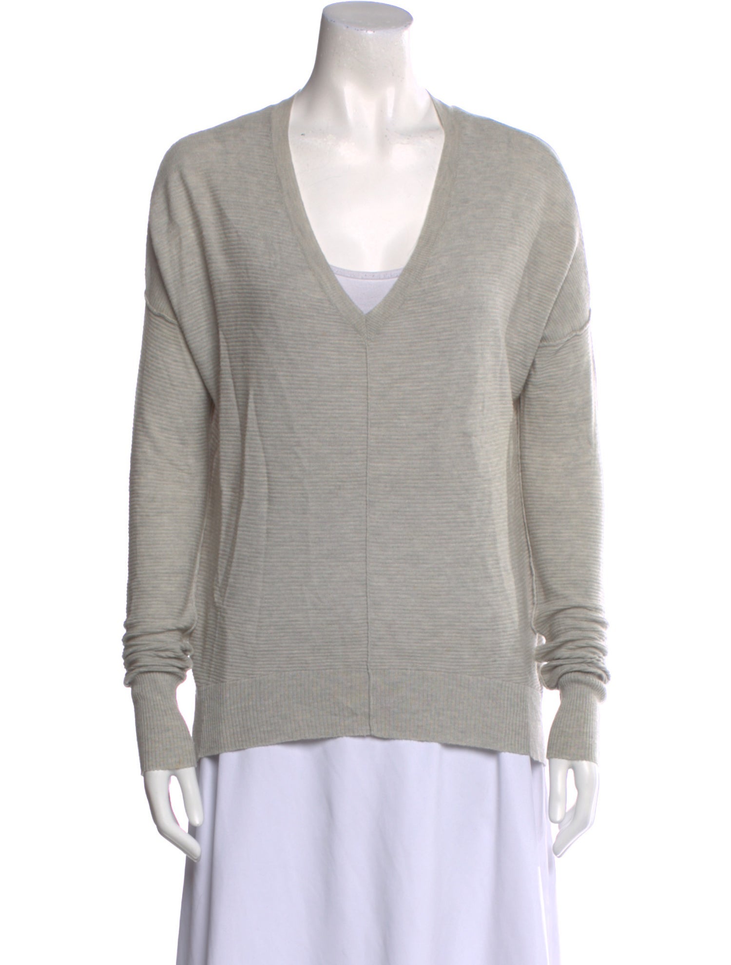 Line V-Neck Sweater