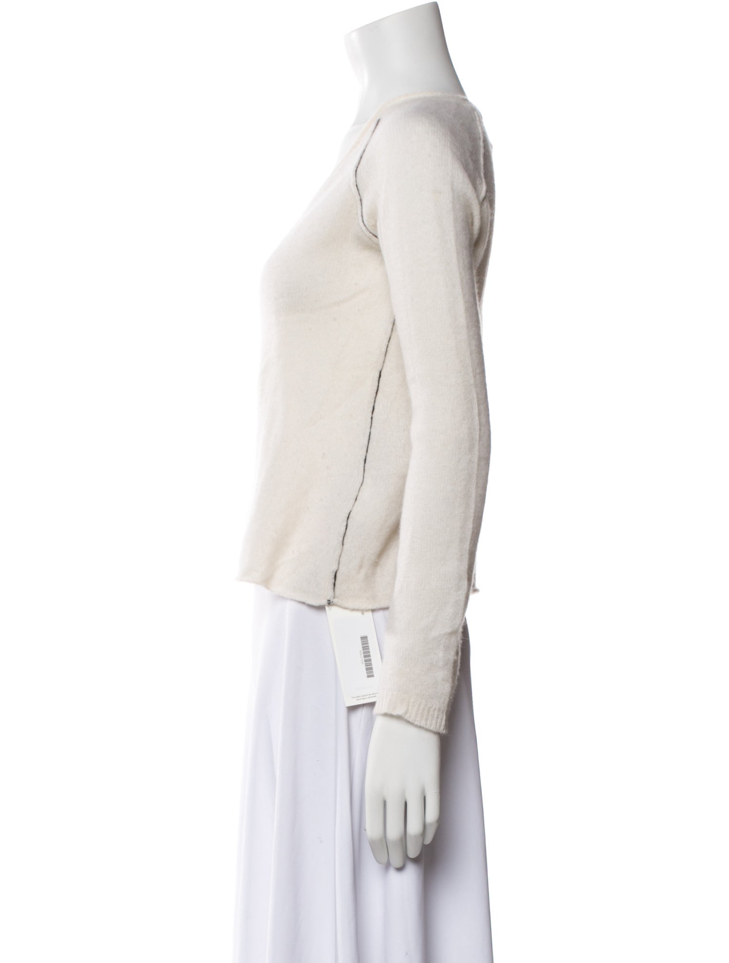 Line Cashmere V-Neck Sweater
