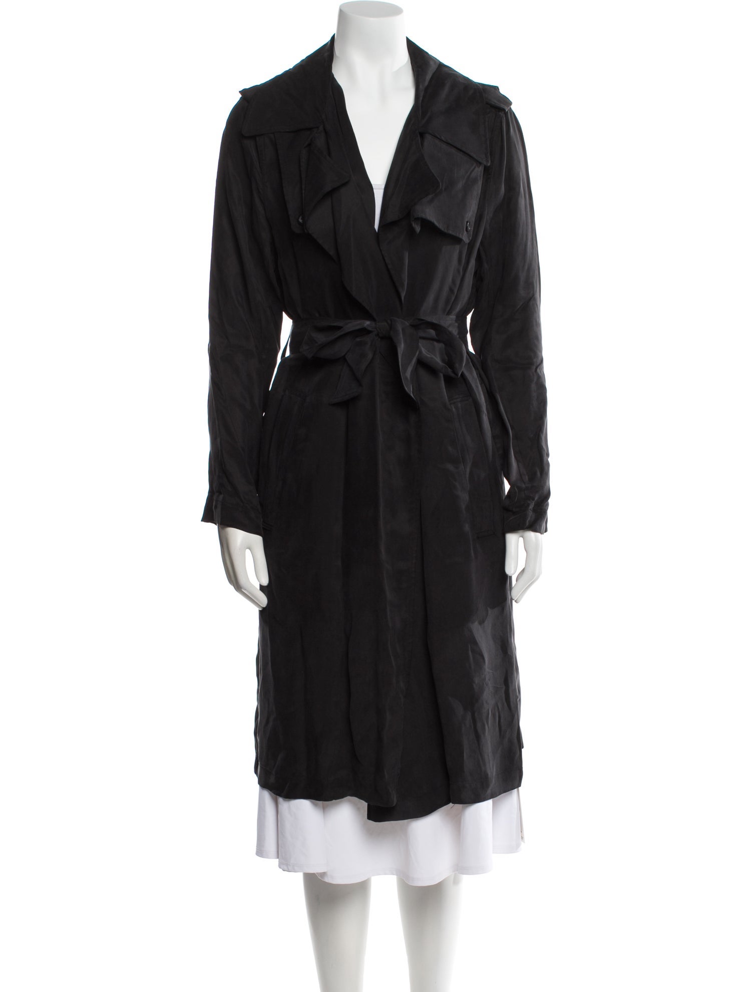 Line Trench Coat