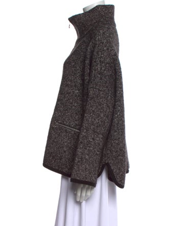 Line Mock Neck Sweater