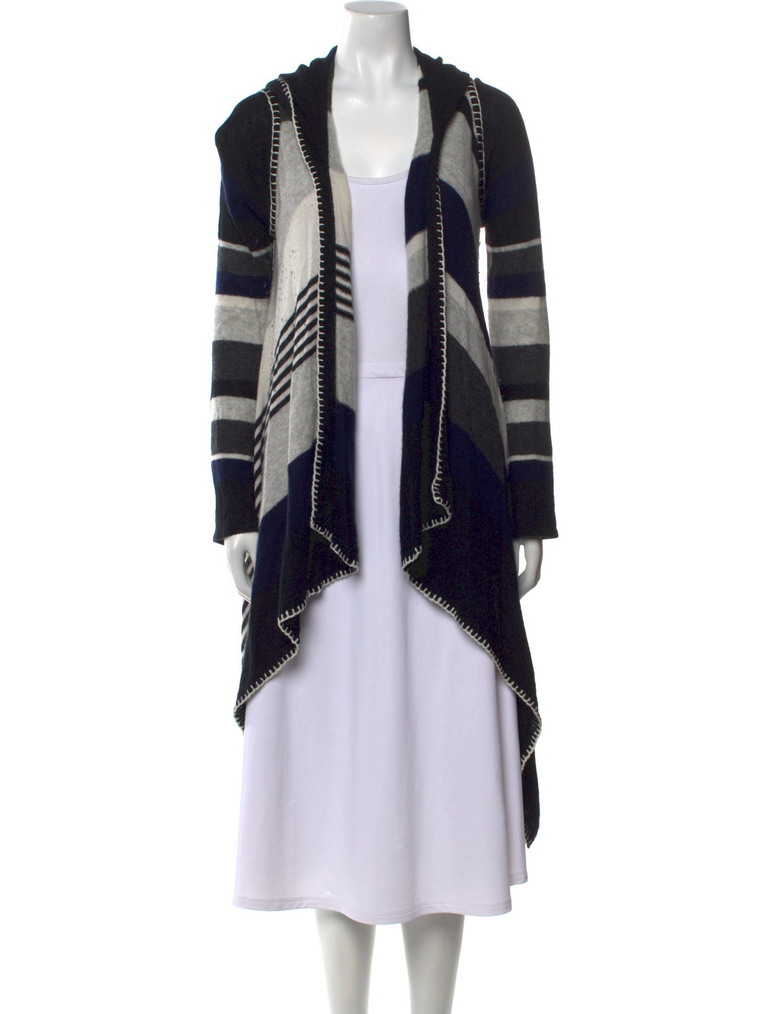 Line Cashmere Striped Sweater