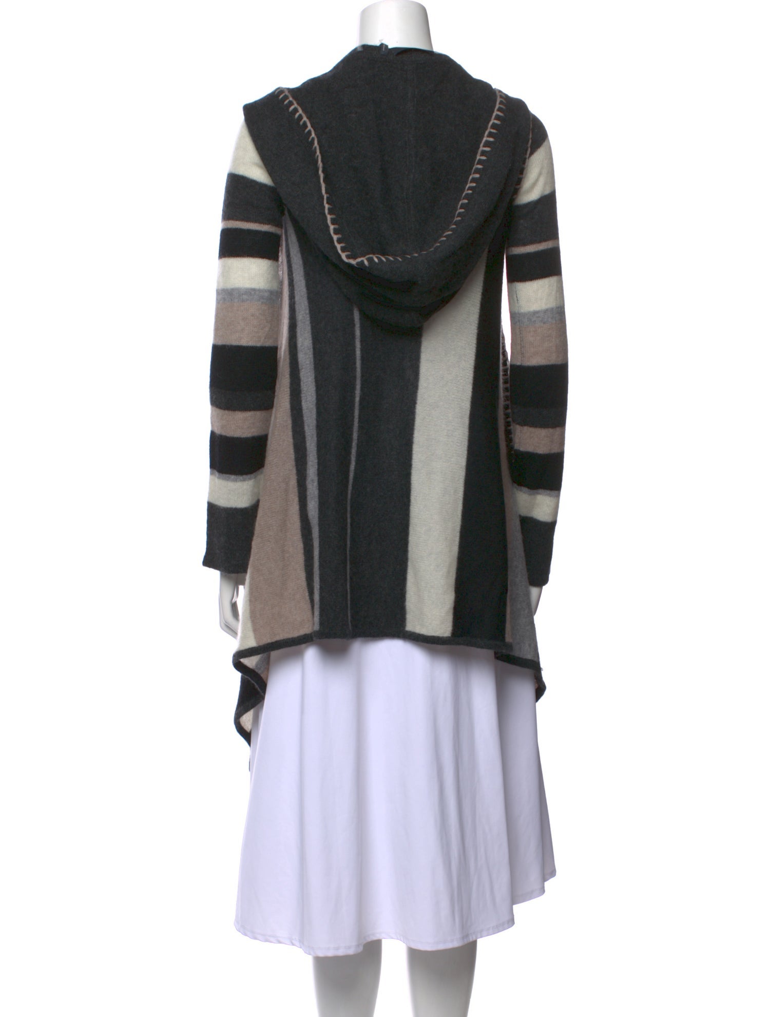 Line Cashmere Striped Sweater