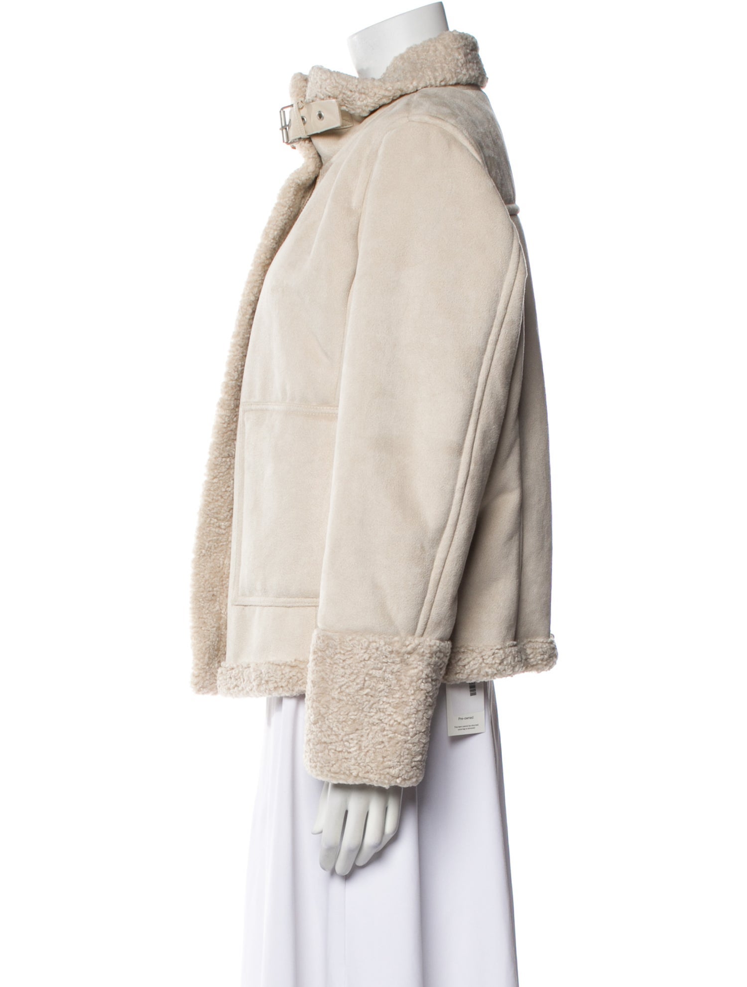 Line Faux Fur Jacket