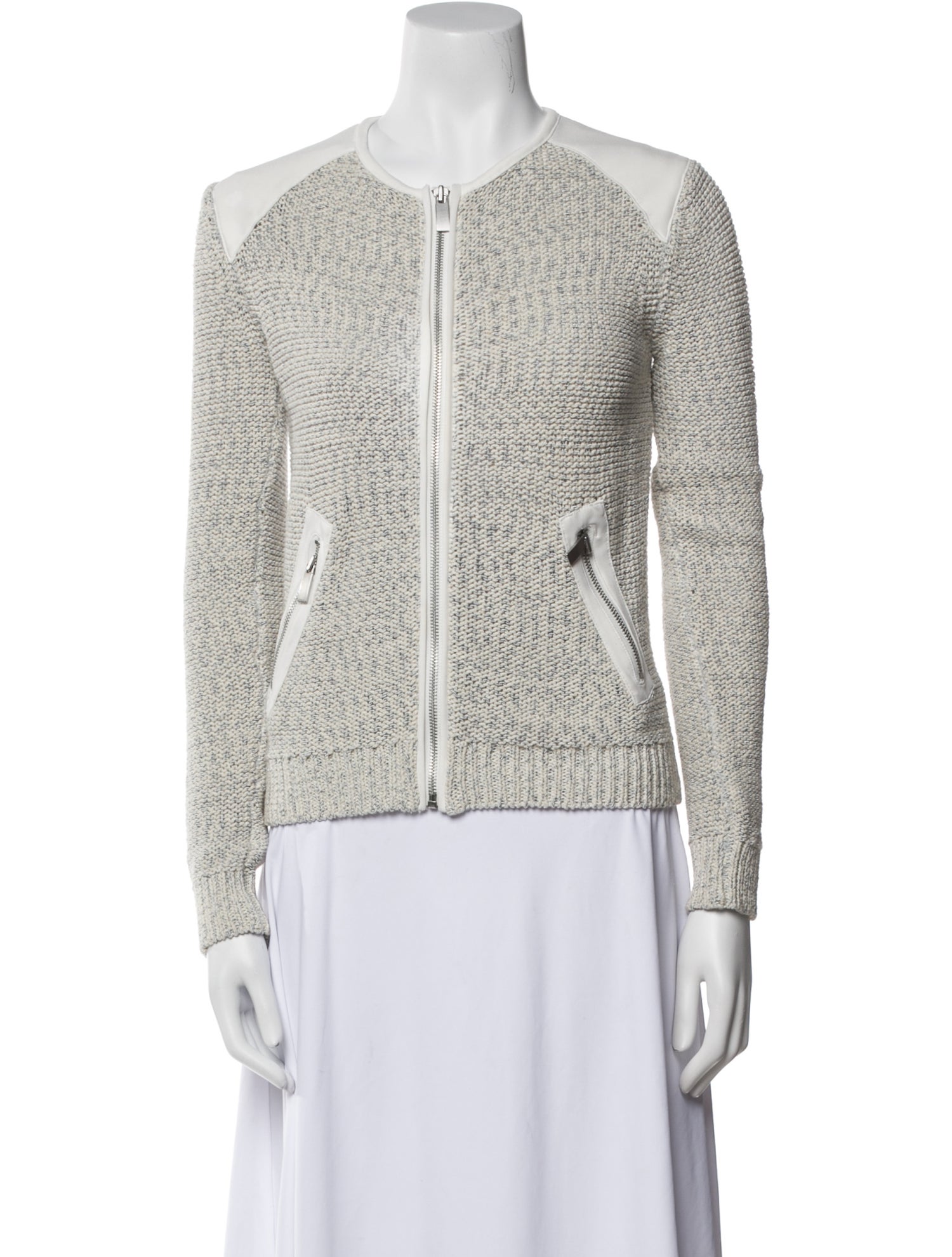 Line Tweed Pattern Jacket