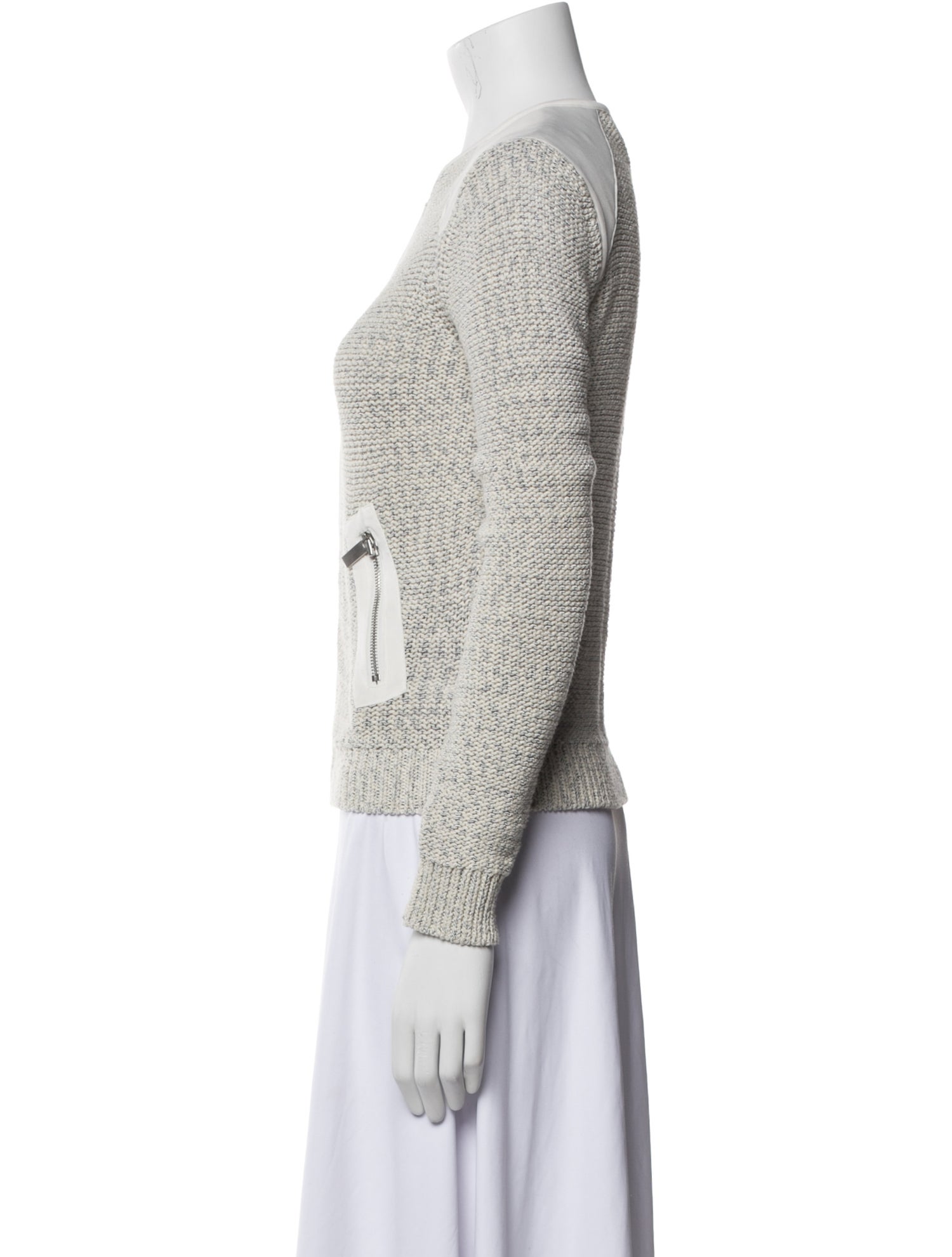 Line Tweed Pattern Jacket