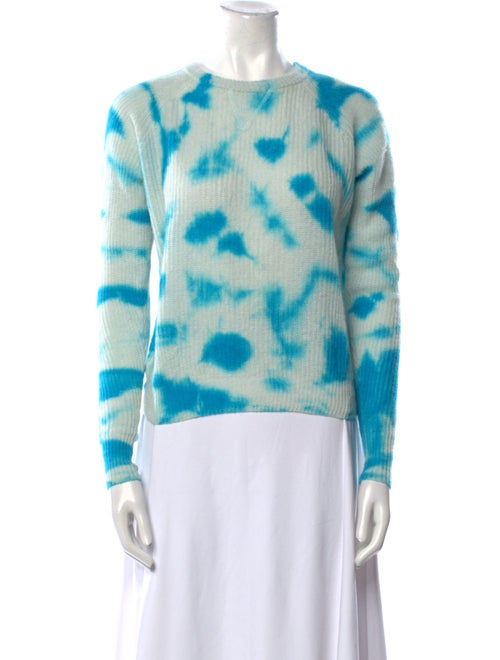 Line Cashmere Tie-Dye Print Sweater