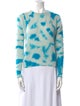 Line Cashmere Tie-Dye Print Sweater