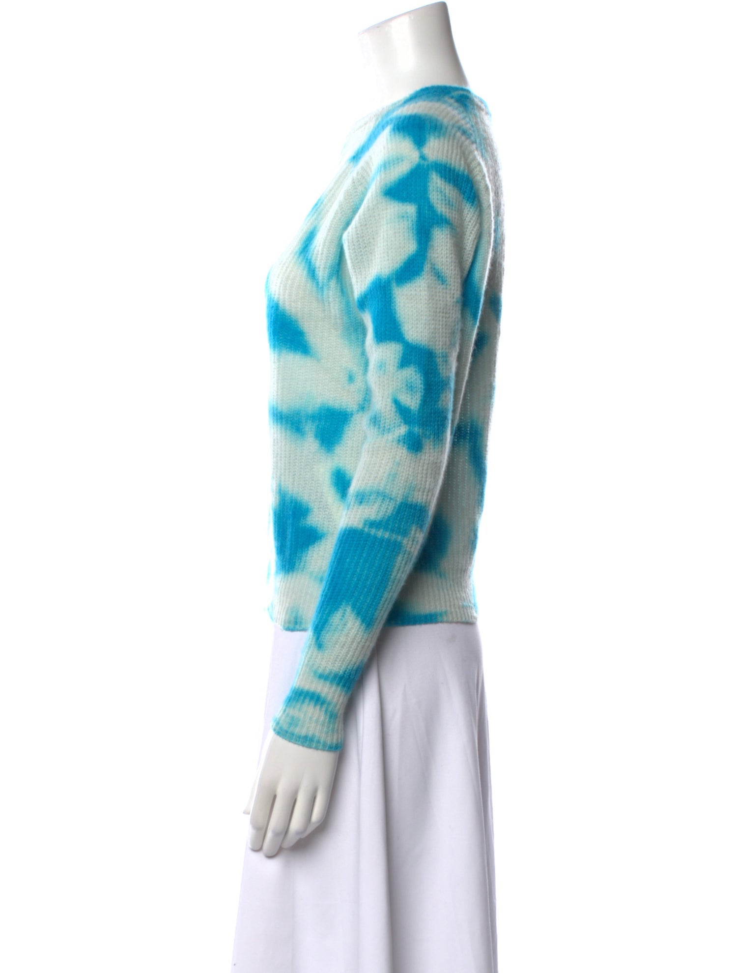 Line Cashmere Tie-Dye Print Sweater