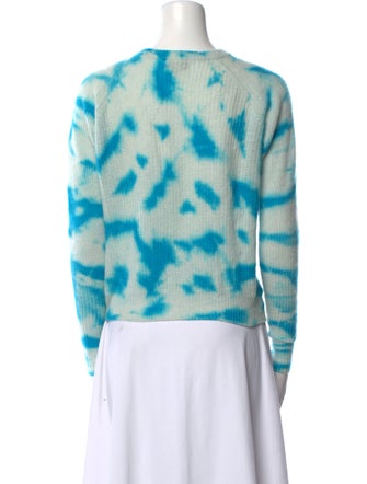 Line Cashmere Tie-Dye Print Sweater
