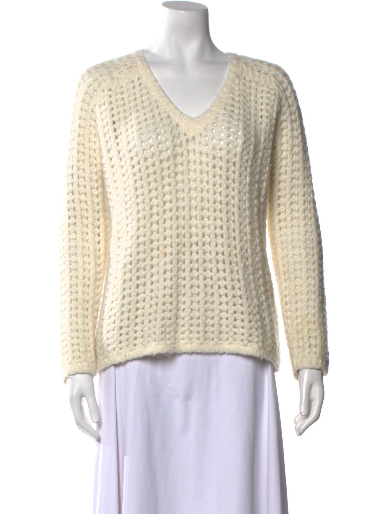 Line V-Neck Sweater