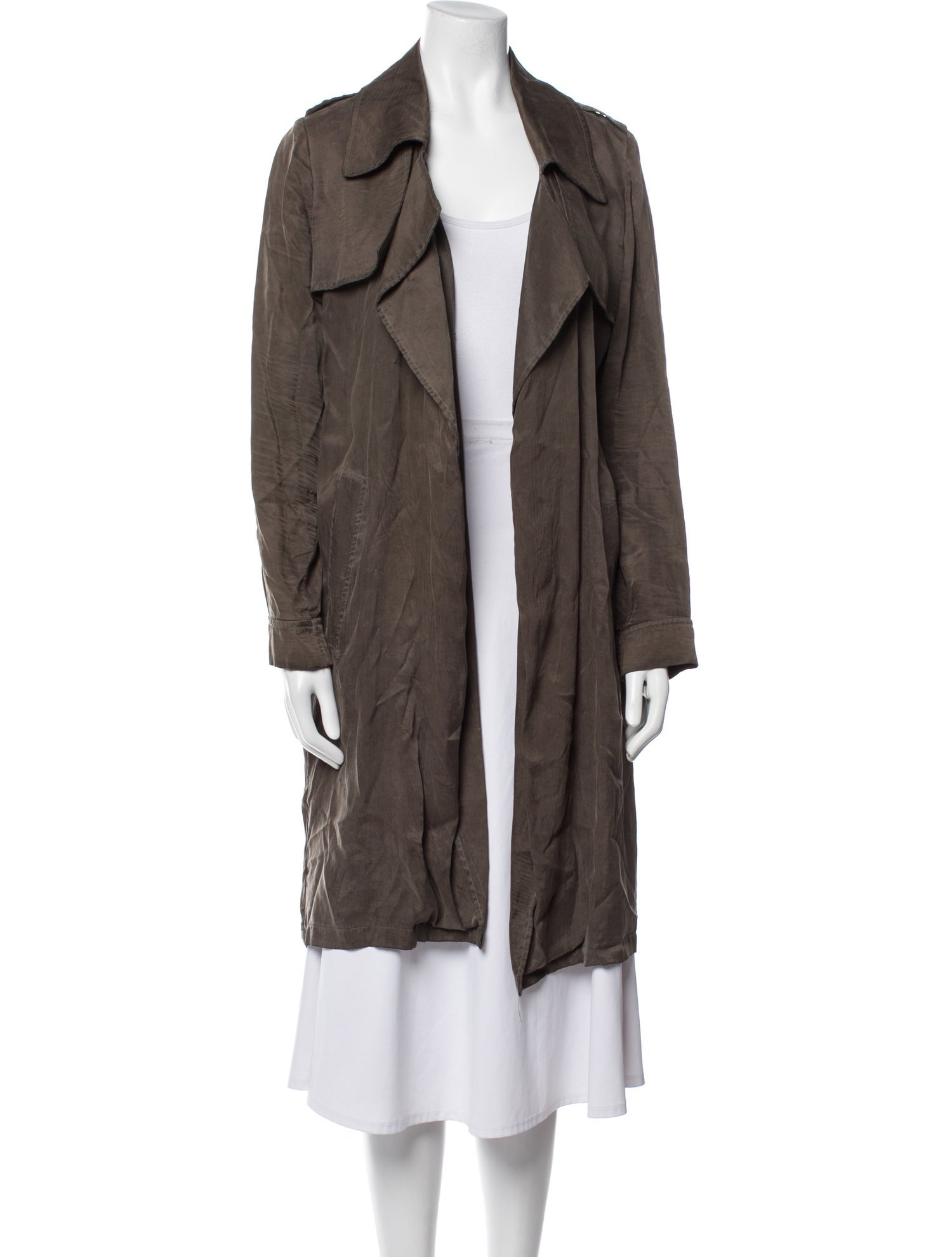 Line Trench Coat