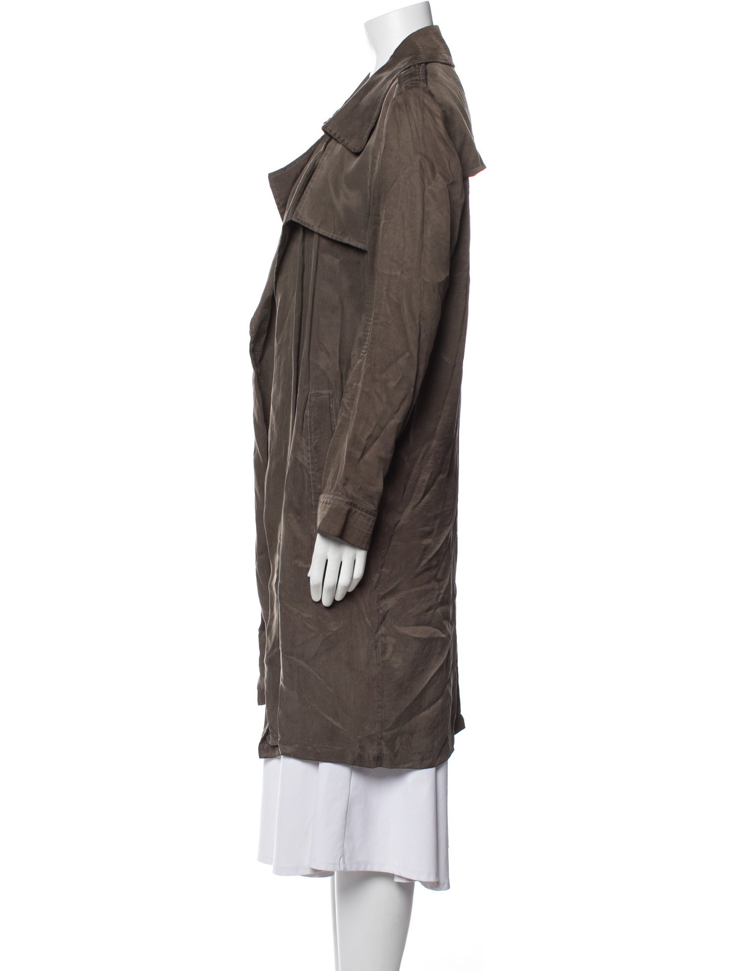 Line Trench Coat