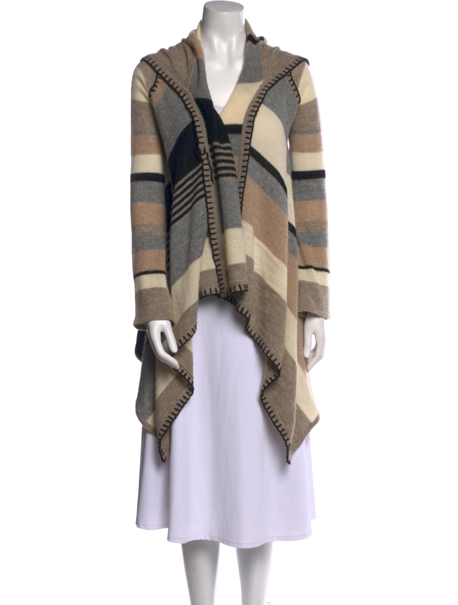 Line Cashmere Striped Sweater