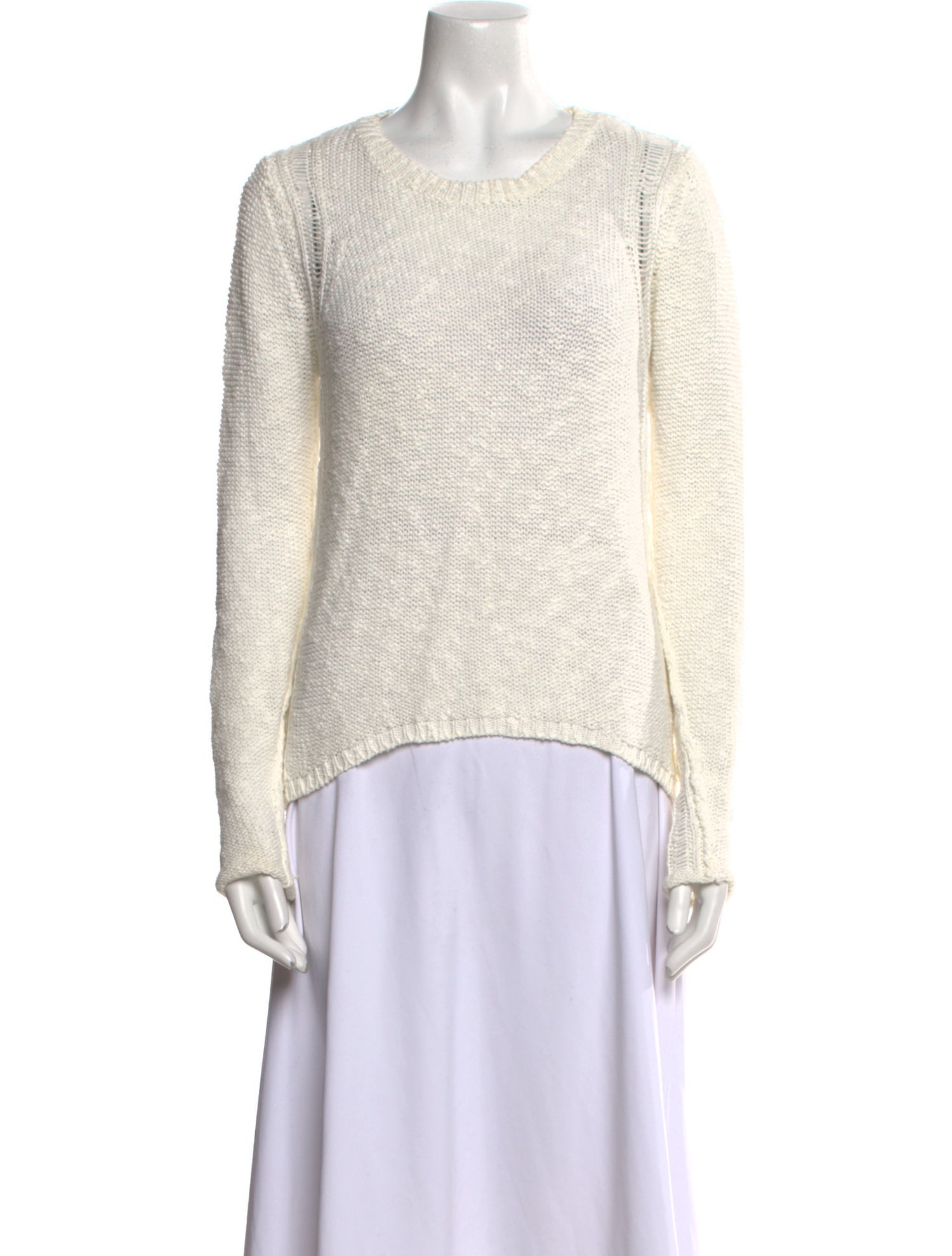 Line Scoop Neck Sweater