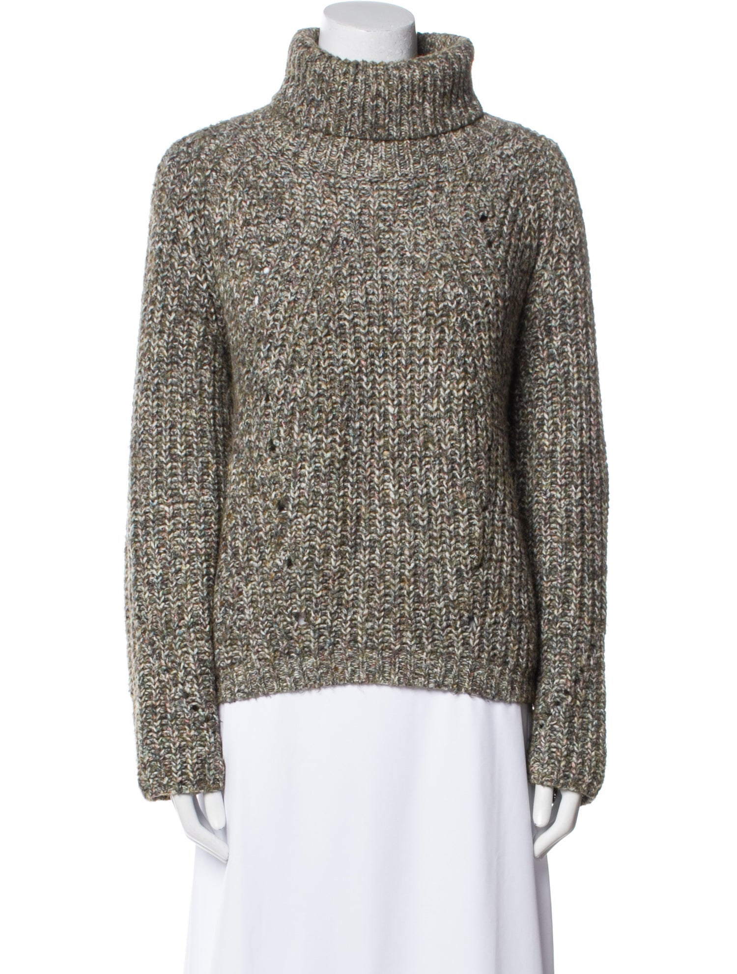 Line Turtleneck Sweater