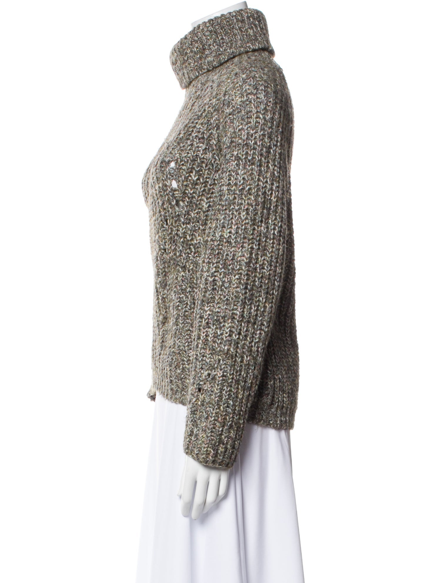 Line Turtleneck Sweater