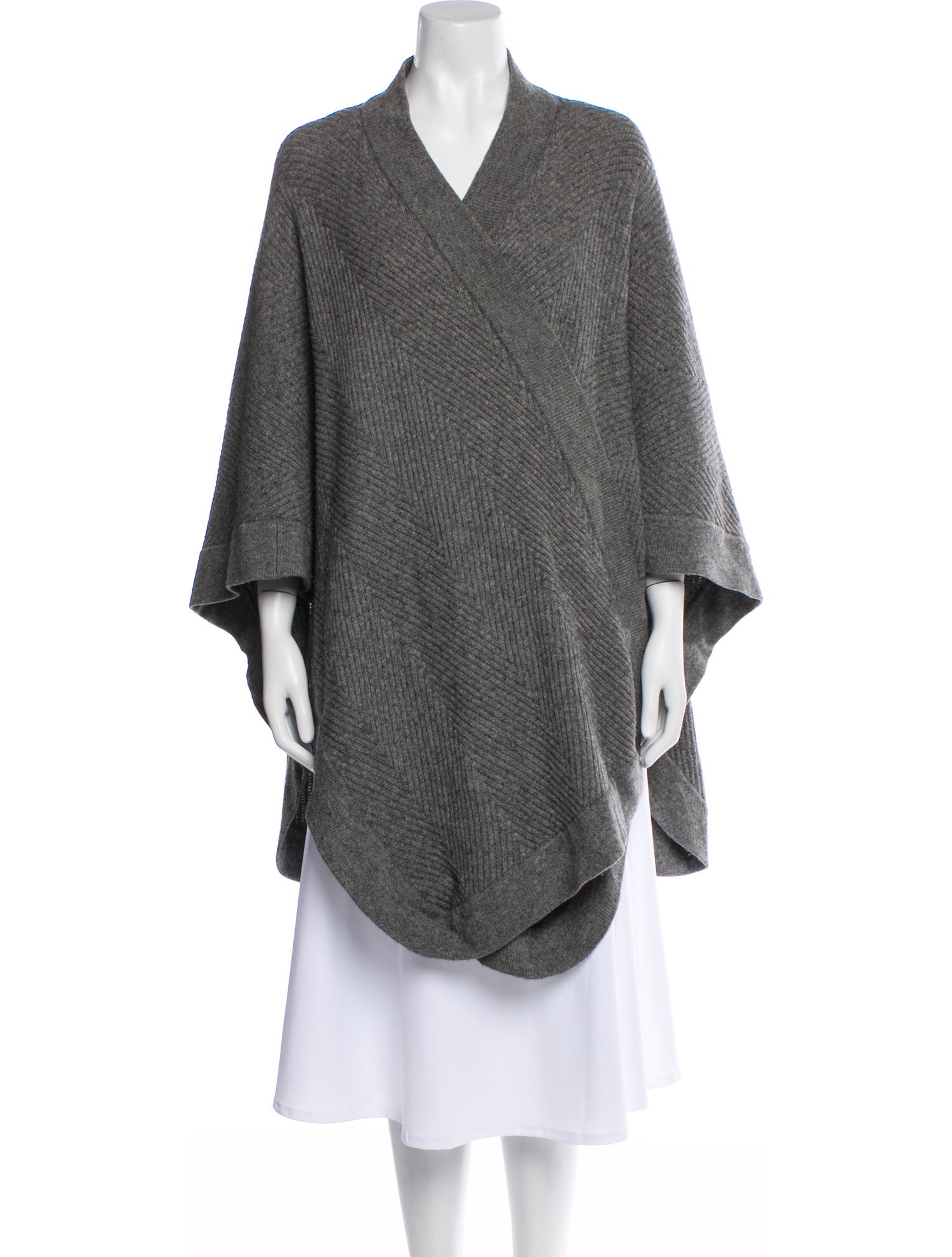 Line Wool V-Neck Sweater