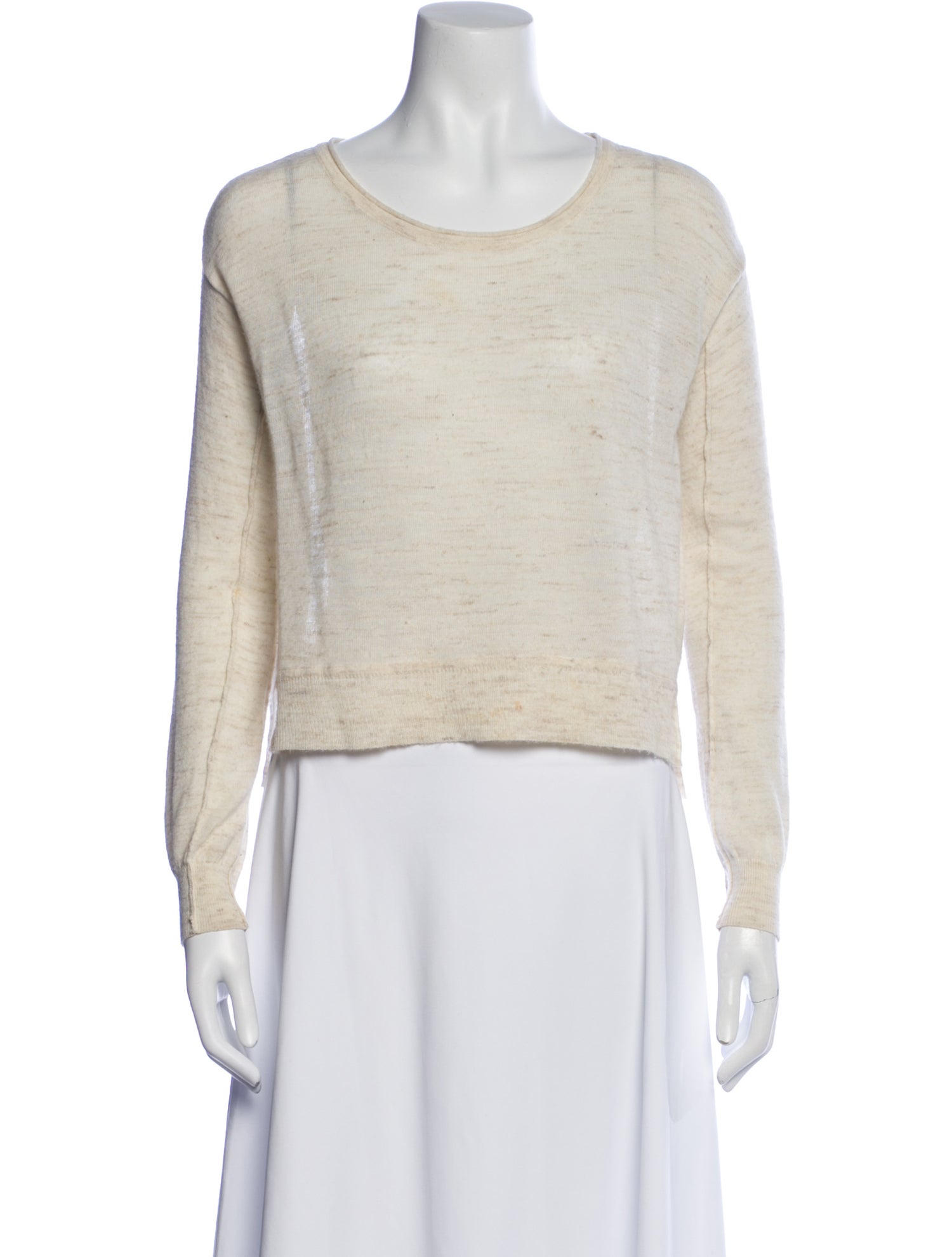 Line Scoop Neck Sweater