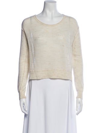 Line Scoop Neck Sweater