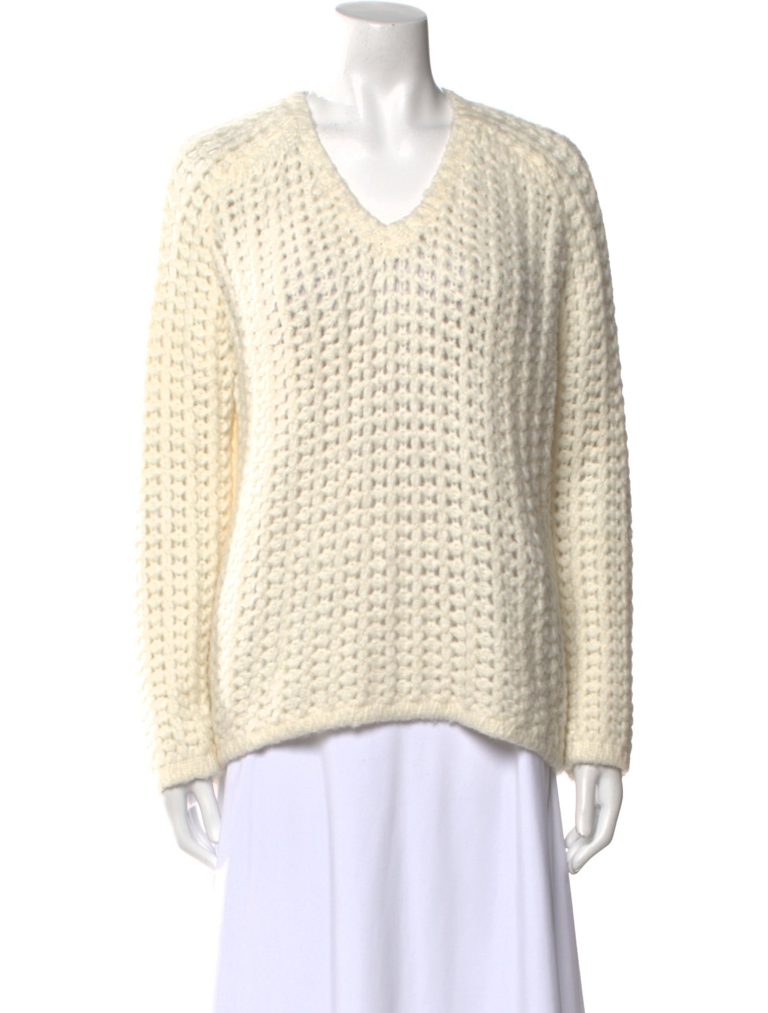 Line V-Neck Sweater
