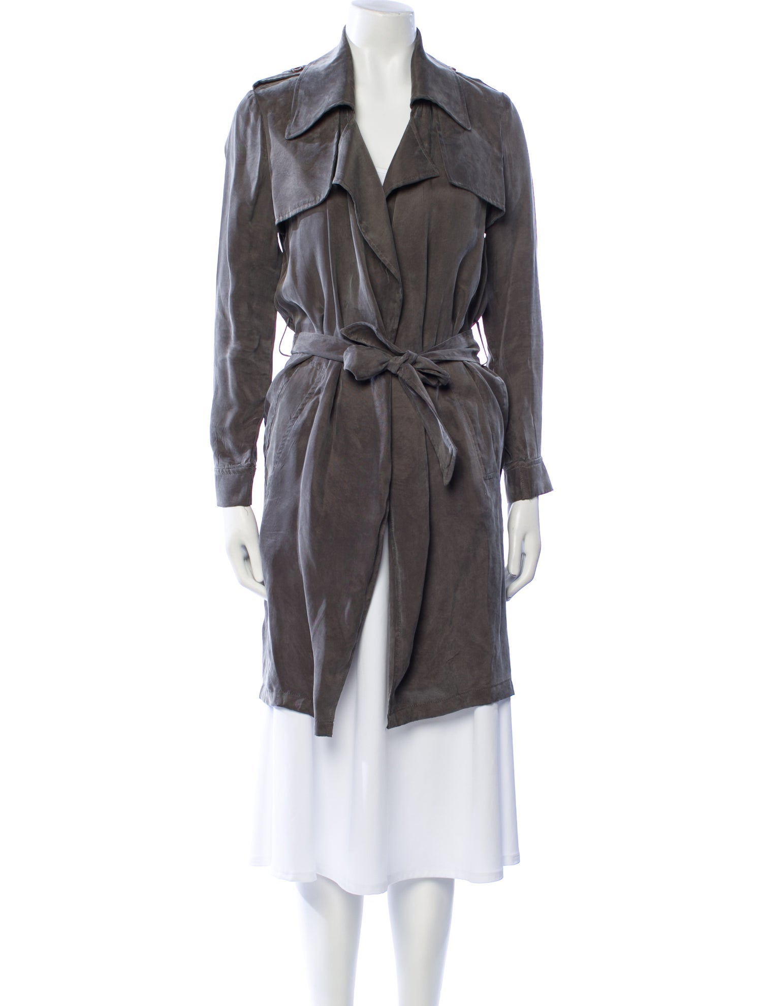 Line Trench Coat