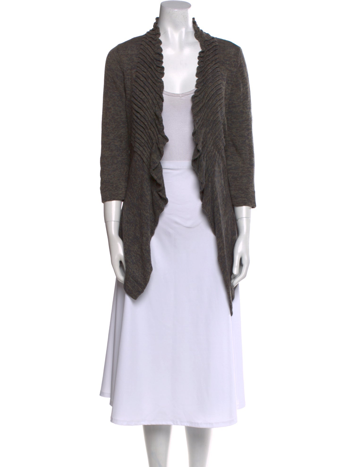 Line Open Front Sweater