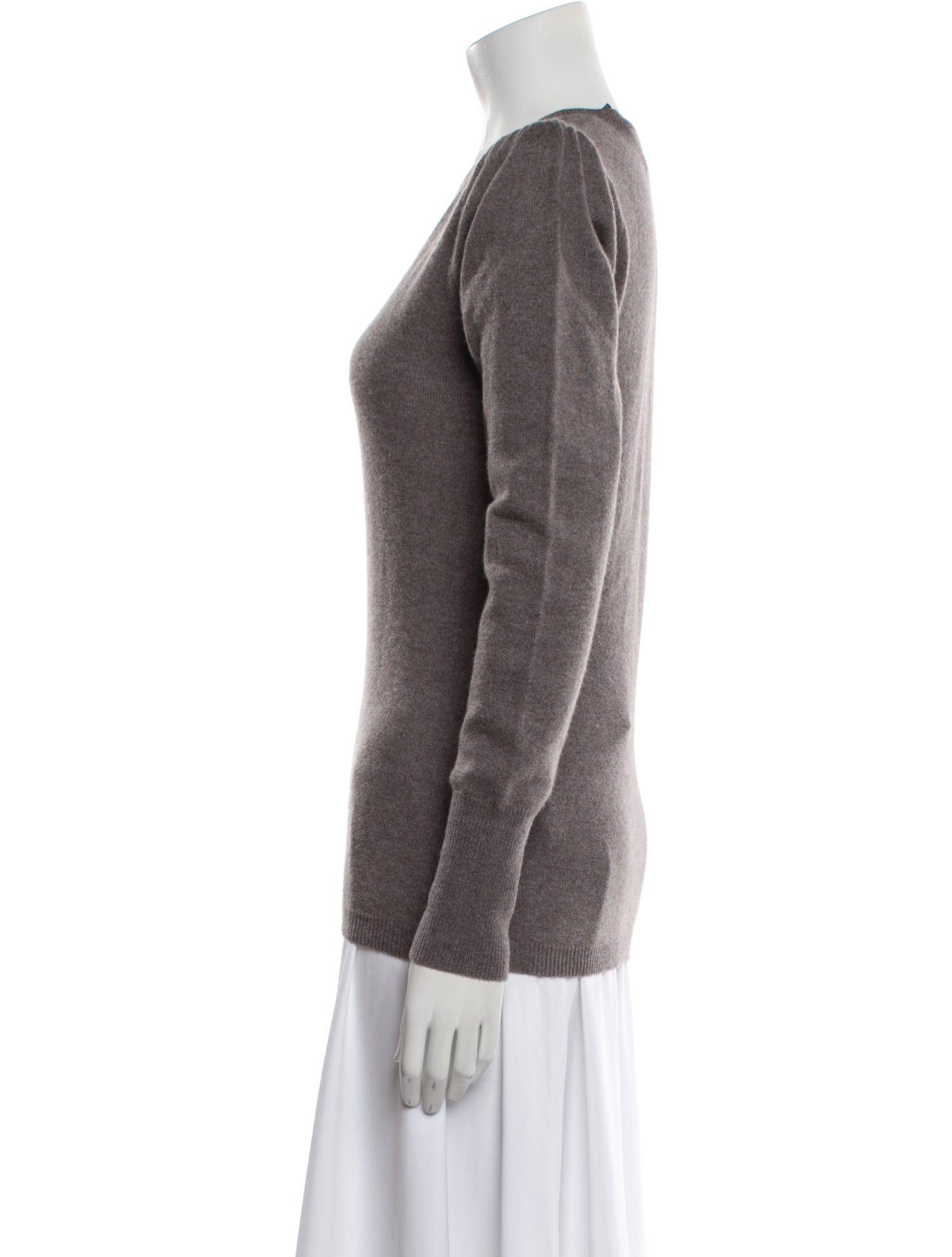 Line Cashmere V-Neck Sweater