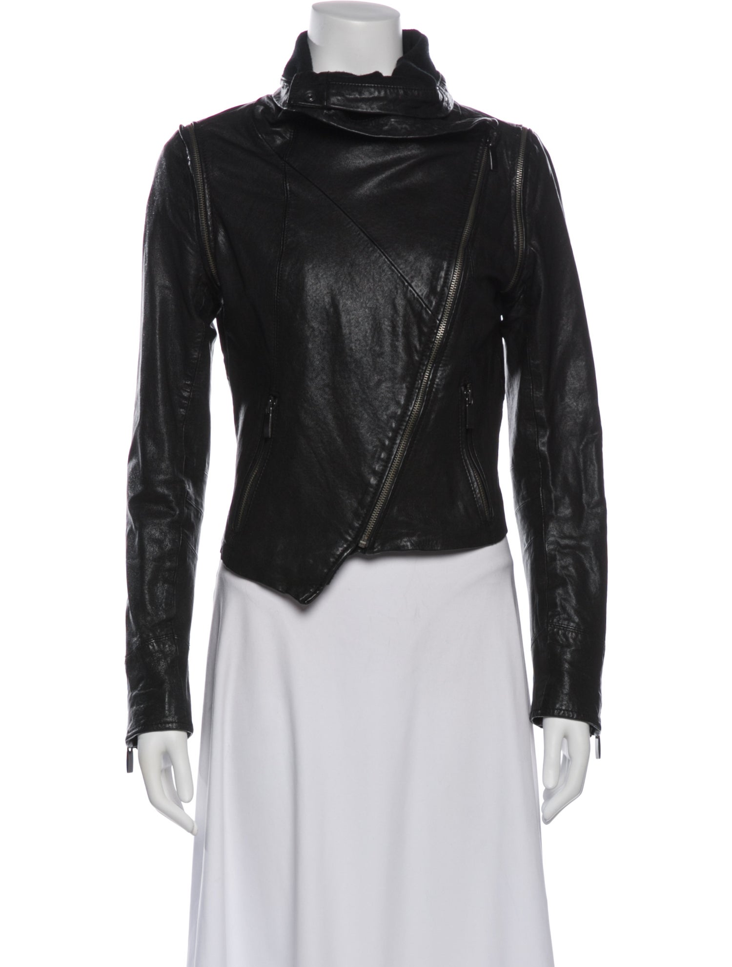 Line Lambskin Biker Jacket