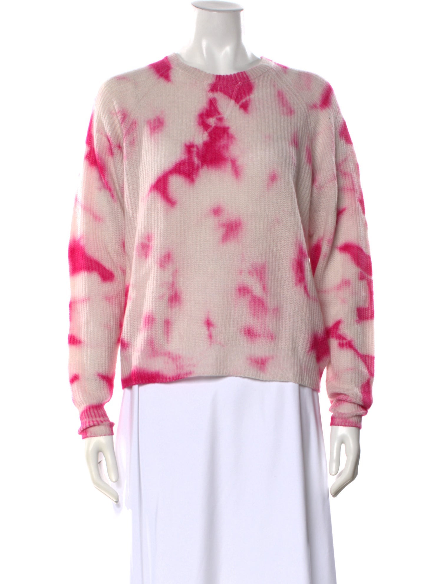 Line Cashmere Tie-Dye Print Sweater w/ Tags