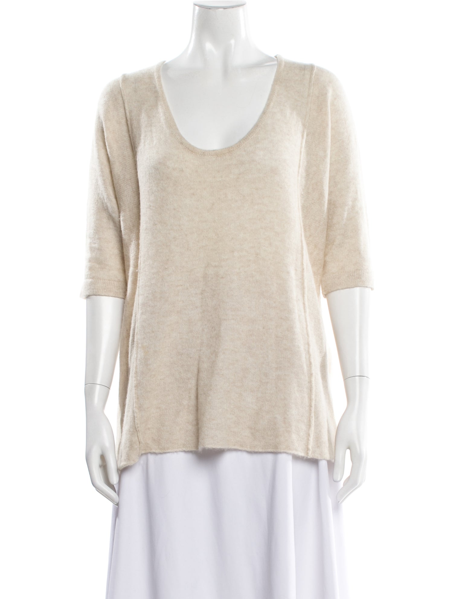 Line Cashmere Scoop Neck Sweater