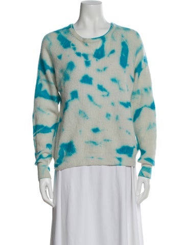 Pre-owned Line Cashmere Printed Sweater In Neutral