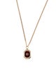 Miansai Garnet & Enamel 'Umbra' Pendant Necklace
