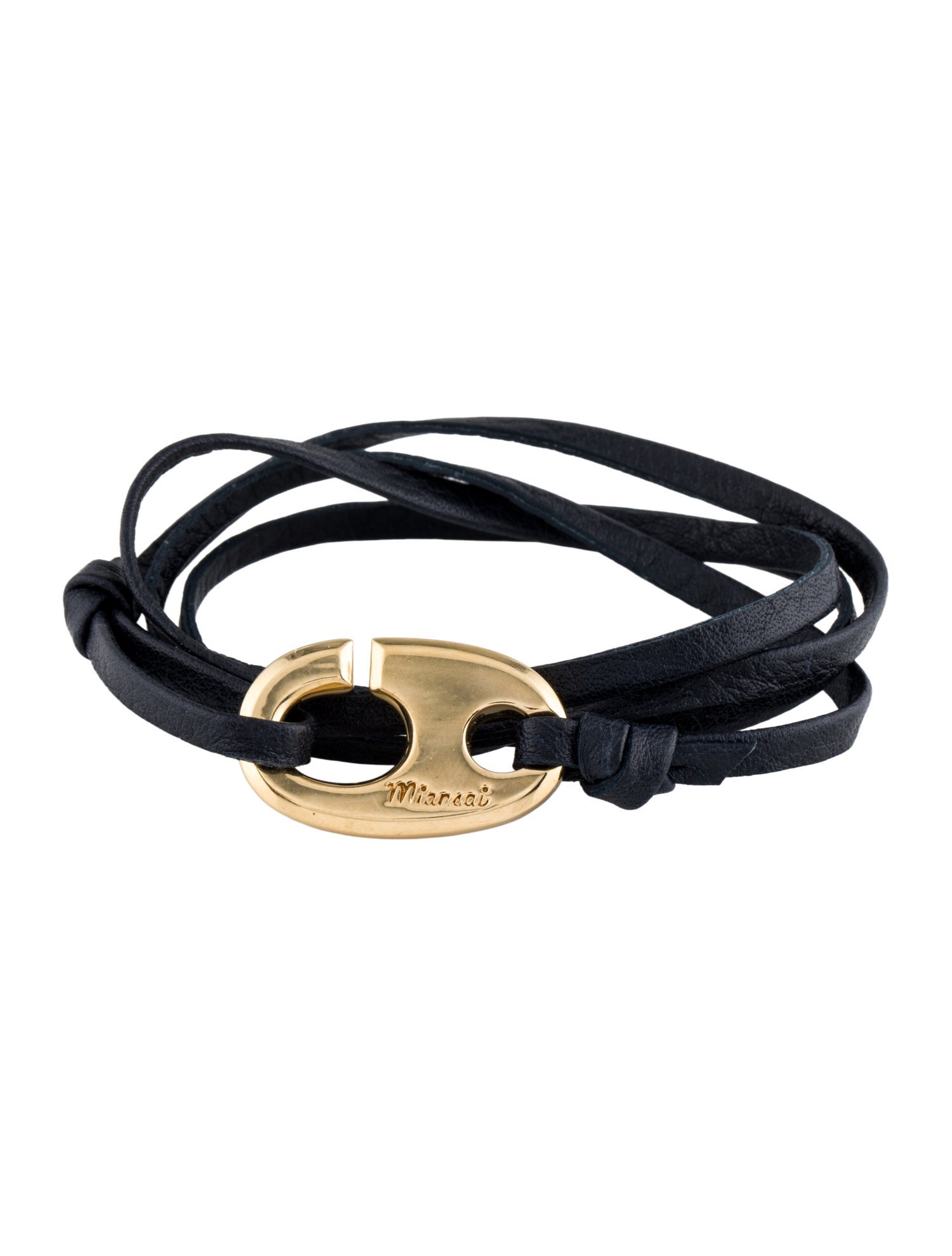 Miansai Leather Wrap Bracelet