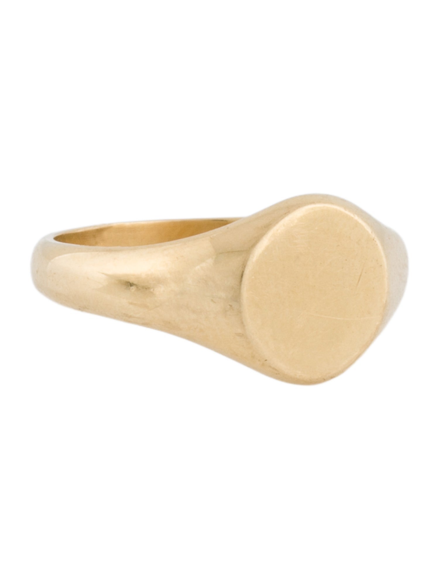 Miansai 14K Round Signet Ring